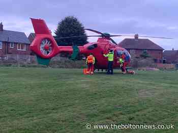 Bolton: Air ambulance lands in Little Lever - The Bolton News