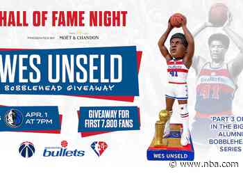 Wizards to host Hall Of Fame Night on April 1