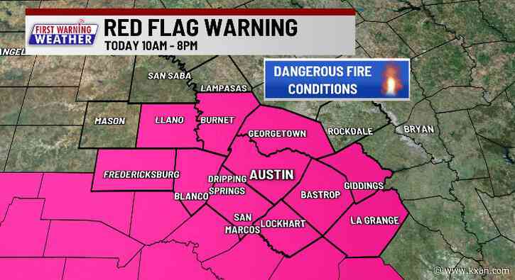 Fire Weather Warning in effect through the evening