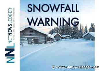 Snowfall Warning for Nipigon - Rossport - Marathon - Schreiber - Net Newsledger