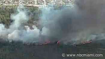 Brush Fire Contained, Remains Burning in SW Miami-Dade
