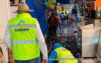 Realizan mantenimiento al Mercado 12 de Mayo en Apizaco - El Sol de Tlaxcala
