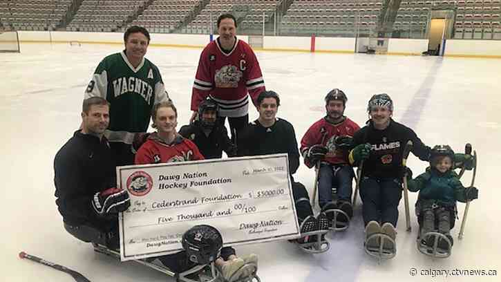 Avalanche great Milan Hejduk tries sledge hockey for the first time