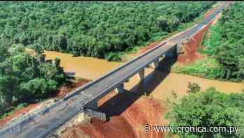 Quedó inaugurado el puente que une Natalio y Los Cedrales - Crónica.com.py