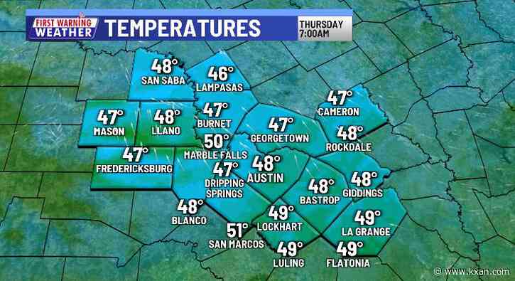 Chilly, calm weather overnight