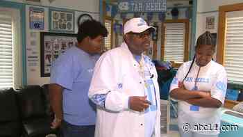 Durham dad shows off his UNC fan cave ahead of Final Four rival game against Duke - WTVD-TV