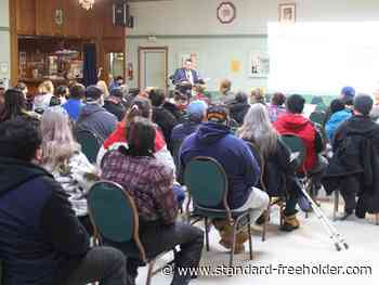 Lots of questions, answers, at Cumberland Gardens town hall - Standard Freeholder