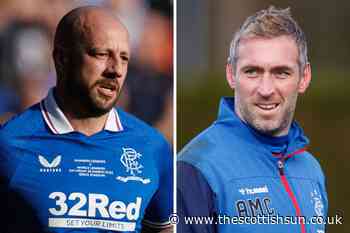 Rangers keeper Allan McGregor and Alan Hutton out with WAGS after Legends match as part of ‘4am club’... - The Scottish Sun