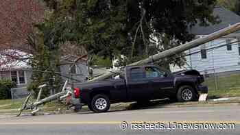 Traffic alert: Hampton intersection closed off after person runs into power pole