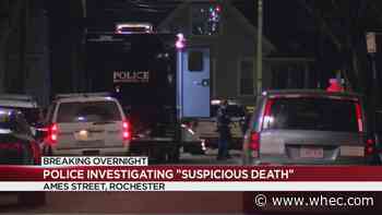 Rochester police investigate what they say is a suspicious death