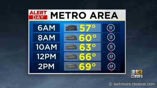 Maryland Weather: Alert Day, Tracking Severe Afternoon Storms