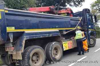 Police crack down on HGVs ignoring weight limits in Radlett