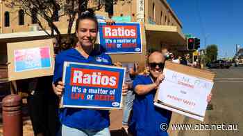 Nurses 'running on empty' join 24-hour strike for better conditions at NSW hospitals