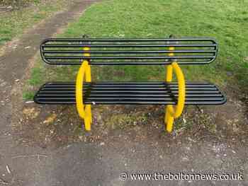Bolton playground bench criticised as it prevents lying down