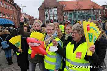 Warnstreik: Kita-Beschäftigte machen in Stade Druck - Stade - Tageblatt-online