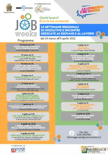 Lecco, eventi per i giovani sul tema del lavoro - La Milano