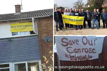 Camrose stadium protesters gather as inspector carries out site visit ahead of any final decision - Basingstoke Gazette