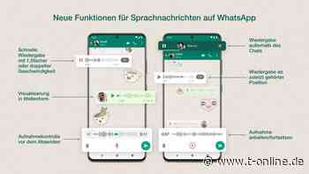 Zum Diktat - Sprachnachrichten: Whatsapp bringt vier neue Funktionen