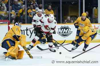McCarron scores twice as Predators beat Senators 4-1 - Squamish Chief