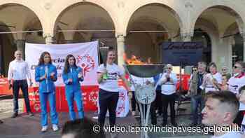 Vigevano, in piazza la fiaccola degli Special Olympics - Video