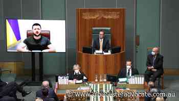 Zelensky addresses Australian parliament as PM offers more military aid - Gloucester Advocate