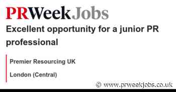 Premier Resourcing UK: Excellent opportunity for a junior PR professional