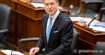 Ontario finance minister tests positive for COVID, says symptoms mild