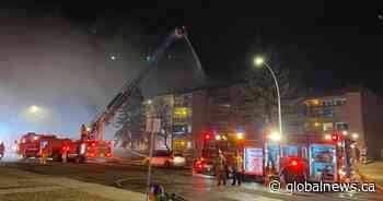 Edmonton building fire sends several people to hospital, causes ‘extensive structural damage’