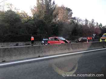 Un accident génère un important bouchon sur la pénétrante Grasse-Cannes