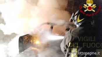 Cinque auto in fiamme nella notte a Solopaca - Ottopagine