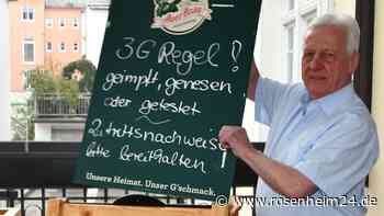 Warum es wohl an einigen Orten in Rosenheim weiterhin nur mit Maske Zutritt gibt