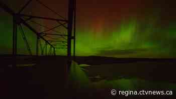 Bright northern lights paint Sask. skies overnight
