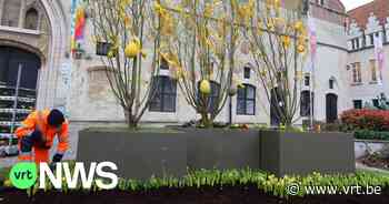 Mechelen kiest dit jaar voor meer duurzame paasboom: "Geen afgezaagde takken, maar opgekweekte boompjes" - VRT NWS