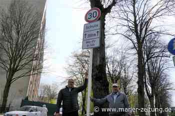 MZ+ Neue Tempo 30-Schilder vor Kindergarten in Marl werfen Fragen auf - Marler Zeitung