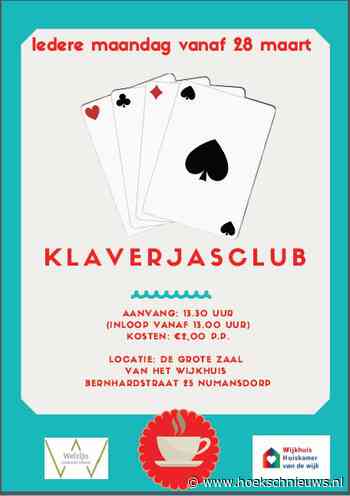 Klaverjassen in de Huiskamer van Numansdorp! - Hoeksche Waard Nieuws