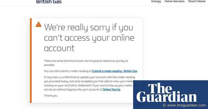‘Bleak Friday’: websites of UK energy suppliers crash in meter reading rush