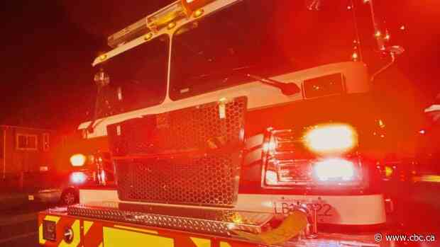 5 people hospitalized after west Edmonton apartment building heavily damaged by fire - CBC.ca