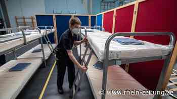 Notunterkunft in Koblenz seit Samstag geöffnet: IGS-Turnhalle füllt sich mit Flüchtlingen - Rhein-Zeitung