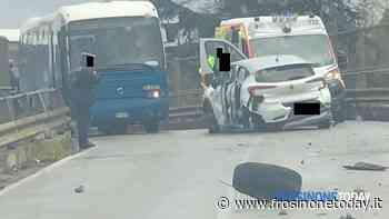 Colleferro, brutto incidente su via Sabotino. Traffico rallentato - FrosinoneToday