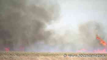 Brush Fire Burns Along Krome Avenue, Scorches Thousands of Acres