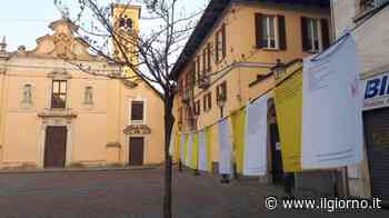 Appiccicate sulle vetrine dei negozi, stese ad asciugare: le poesie riempiono Saronno - IL GIORNO