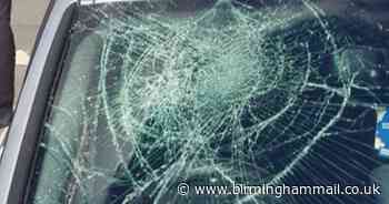 Dudley motorist drove around in 'dangerous' car with smashed windscreen - Birmingham Live