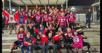 Thibault Demasure en Izegem Tribes hebben eerste zege in BNL Football League beet: “Verdedigend speelden we een knappe wedstrijd” - Het Laatste Nieuws