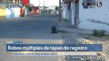 Roban tres tapas de registro de luz en la colonia Santa Cruz Buena Vista - Telediario CDMX