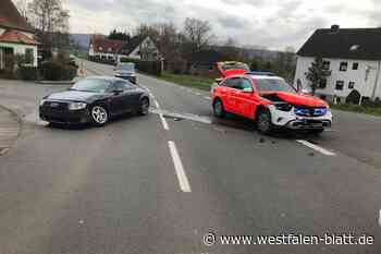 Notarztwagen wird in Minden in Unfall verwickelt - Westfalen-Blatt
