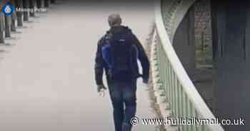 CCTV shows missing Hull man heading over footbridge before he mysteriously vanishes - Hull Live