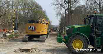 Werken aan Vakenstraat gaan nieuwe fase in: Meanderspad twee dagen afgesloten - Het Laatste Nieuws