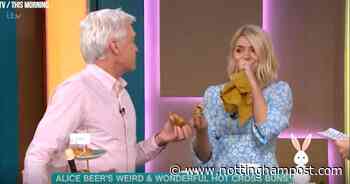ITV This Morning's Holly Willoughby forced to dash off camera during hot cross bun tasting - Nottinghamshire Live