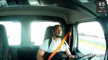 Dash cam video shows semitruck driver apparently falling asleep before crash - WJXT News4JAX