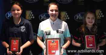 Bethany Tate and Skylar Hess win second straight 18U/13U Girls titles on JIC Stop #3 - AzBilliards.com